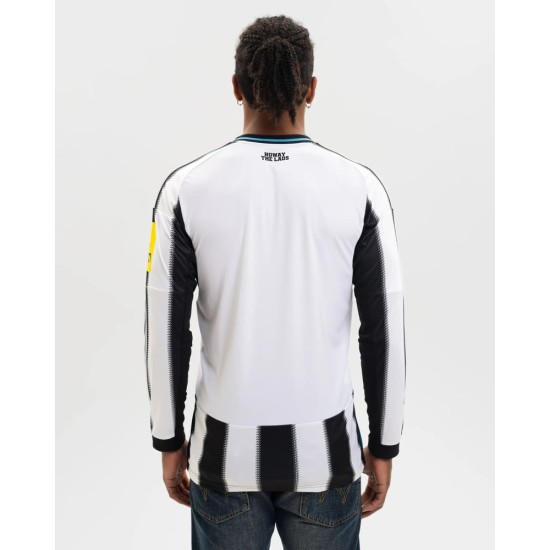 Women's Newcastle United 2025/26 Home Long Sleeve Shirt