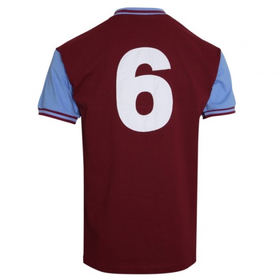 Kid's West Ham United 1966 Home Retro Shirt #6 Kid's West Ham United 1966 Home Retro Shirt #6