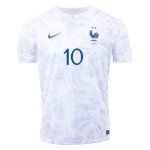 Kylian Mbappe #10 France Away Jersey World Cup 2022 Kylian Mbappe #10 France Away Jersey World Cup 2022