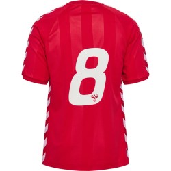 Men's Denmark 1983 Icon Retro Shirt #8 Men's Denmark 1983 Icon Retro Shirt #8