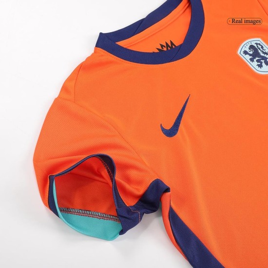 Kid's Netherlands Home Jersey+Shorts EURO 2024 Kid's Netherlands Home Jersey+Shorts EURO 2024