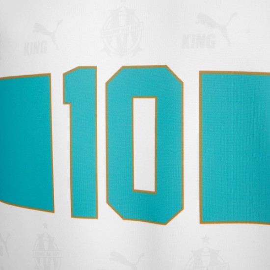 Women's OM Retro King Shirt #10 - White Women's OM Retro King Shirt #10 - White