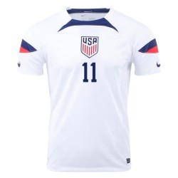 Brenden Aaronson #11 USMNT Home Jersey World Cup 2022