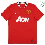 Men's Manchester United 2011/12 Home Retro Shirt Chicharito #14