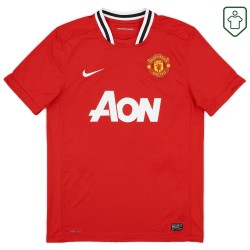 Men's Manchester United 2011/12 Home Retro Shirt Chicharito #14