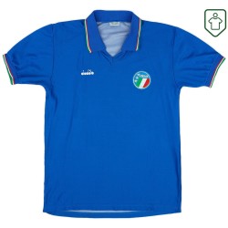 Men's Italy 1986/91 Home Retro Shirt #15