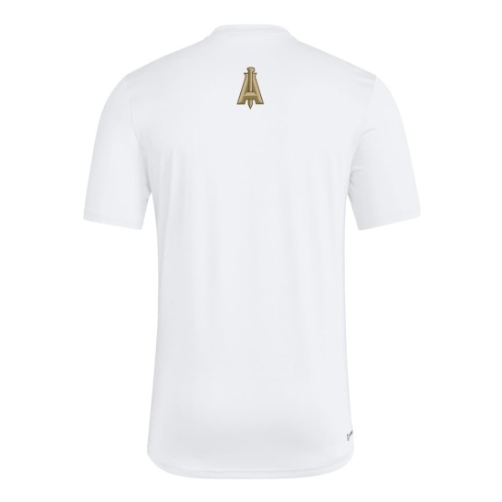 Women's Atlanta United FC 2025 Third Hook AEROREADY Shirt - White Women's Atlanta United FC 2025 Third Hook AEROREADY Shirt - White