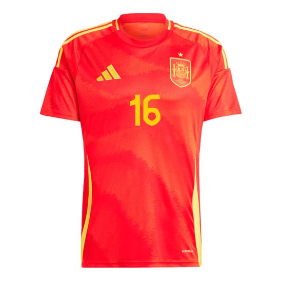 Rodrigo #16 Spain Home Jersey EURO 2024 Rodrigo #16 Spain Home Jersey EURO 2024
