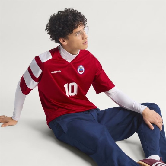 Women's Chile 1994 Home Retro Shirt #10 Women's Chile 1994 Home Retro Shirt #10