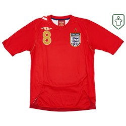Men's England 2006/08 Away Retro Shirt Lampard #8