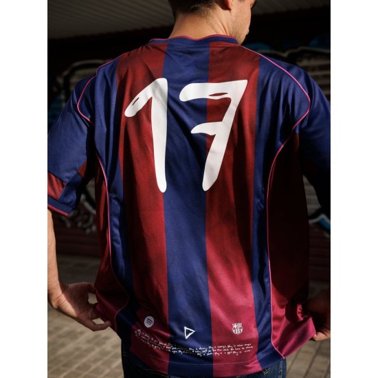Kid's Ed Sheeran x Spotify x FC Barcelona 2004/05 Home Retro Shirt Kid's Ed Sheeran x Spotify x FC Barcelona 2004/05 Home Retro Shirt