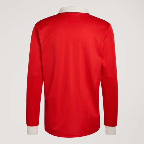Men's Wales 2025/26 150th Anniversary Long Sleeve Shirt