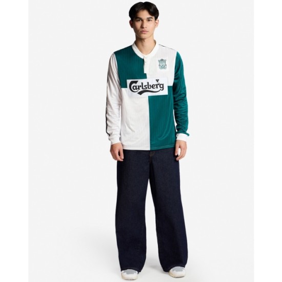 Women's Liverpool 1995/96 Away Retro Long Sleeve Shirt Women's Liverpool 1995/96 Away Retro Long Sleeve Shirt