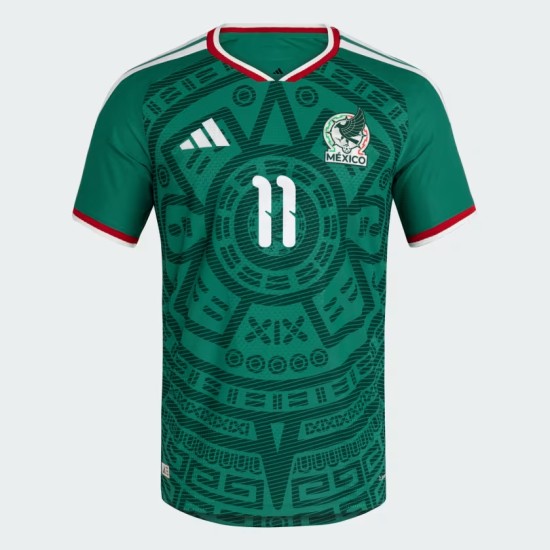 Women's Mexico 2026 Home Authentic World Cup Shirt S. GIMENEZ #11