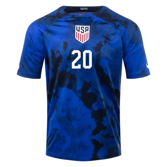 Jesus Ferreira #20 USMNT Away Jersey World Cup 2022