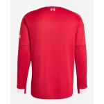 Kid's Liverpool 2025/26 Home Long Sleeve Shirt