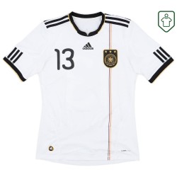 Men's Germany 2010/11 Home Retro Shirt Müller #13 Men's Germany 2010/11 Home Retro Shirt Müller #13