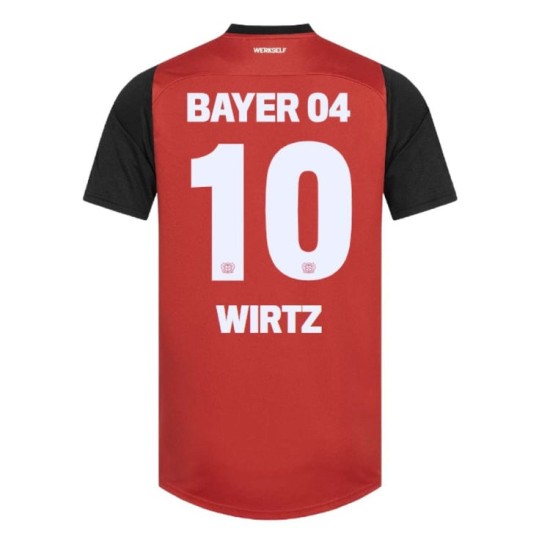 Men's Bayer 04 Leverkusen 2024/25 Home Shirt - WIRTZ 10 Men's Bayer 04 Leverkusen 2024/25 Home Shirt - WIRTZ 10