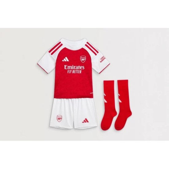 Kid's Arsenal 2025/26 Home UWCL Champions Kit Kid's Arsenal 2025/26 Home UWCL Champions Kit
