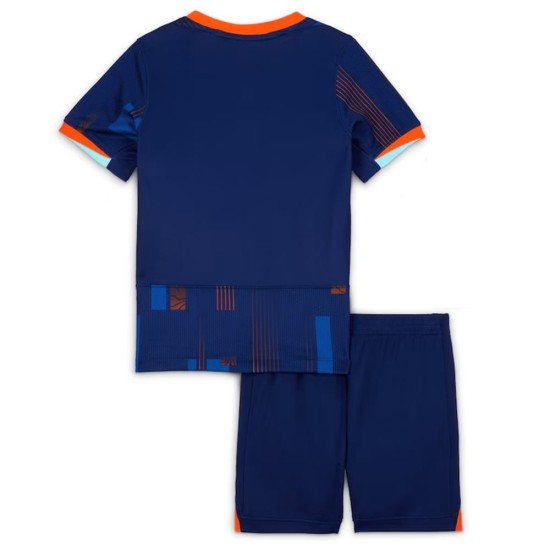Kid's Netherlands Away Jersey+Shorts EURO 2024 Kid's Netherlands Away Jersey+Shorts EURO 2024