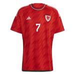 Joe Allen #7 Wales Home Jersey World Cup 2022 Joe Allen #7 Wales Home Jersey World Cup 2022