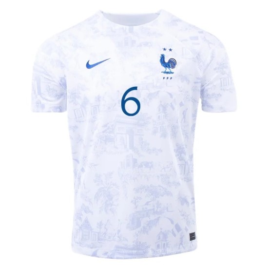 Paul Pogba #6 France Away Jersey World Cup 2022 Paul Pogba #6 France Away Jersey World Cup 2022