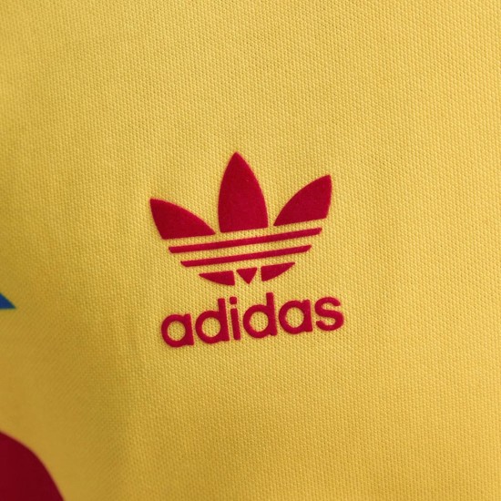 Kid's Colombia 1990 Away Retro Shirt #10