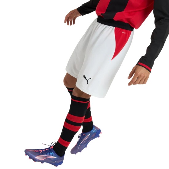 Kid's Milan 2026/27 Home Shorts - White