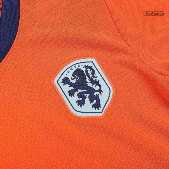 Kid's Netherlands Home Jersey+Shorts EURO 2024 Kid's Netherlands Home Jersey+Shorts EURO 2024