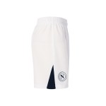 Women's Napoli 2024/25 Home Shorts - White/Navy Blue Women's Napoli 2024/25 Home Shorts - White/Navy Blue