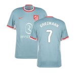 Women's GRIEZMANN Atletico Madrid 2024/25 Away Shirt Women's GRIEZMANN Atletico Madrid 2024/25 Away Shirt