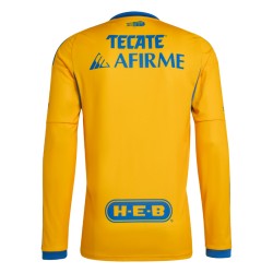 Women's Tigres UANL 2025/26 Home Long Sleeve Shirt Women's Tigres UANL 2025/26 Home Long Sleeve Shirt