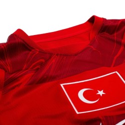 Women's Turkey 2026 Home World Cup Long Sleeve Shirt Women's Turkey 2026 Home World Cup Long Sleeve Shirt