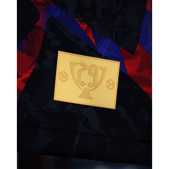 Women's FC Barcelona 2026 Spanish Champions Shirt - Black