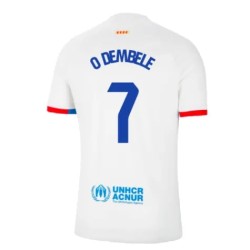 Kid's O.DEMBELE FC Barcelona 2023/24 Away Shirt