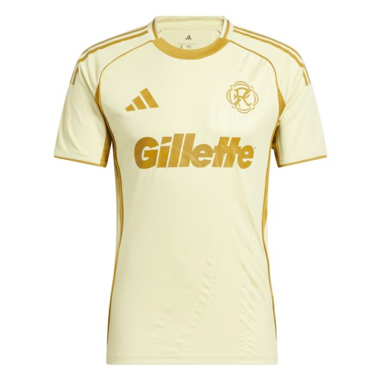 Men's New England Revolution 2025 Third Pre Match Shirt - Yellow Men's New England Revolution 2025 Third Pre Match Shirt - Yellow