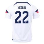 DeAndre Yedlin #22 USMNT Home Jersey World Cup 2022