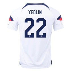 DeAndre Yedlin #22 USMNT Home Jersey World Cup 2022