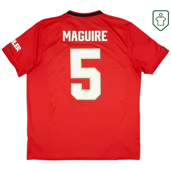 Men's Manchester United 2019/20 Home Retro Shirt Maguire #5