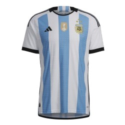 Argentina 3 Stars Player Version Home Jersey World Cup 2022