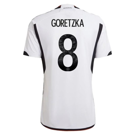 Leon Goretzka #8 Germany Home Jersey World Cup 2022 Leon Goretzka #8 Germany Home Jersey World Cup 2022