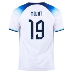 Mason Mount #19 England Home Jersey World Cup 2022