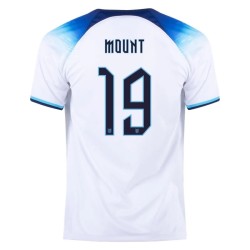 Mason Mount #19 England Home Jersey World Cup 2022