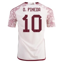 Orbelin Pineda #10 Mexico Away Jersey World Cup 2022