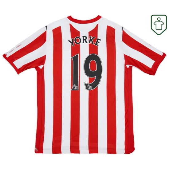 Men's Sunderland 2008/09 Home Retro Shirt Yorke #19