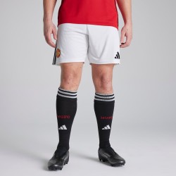 Women's Manchester United 2025/26 Home Shorts - White