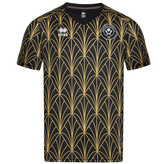 Men's Sheffield United 2024/25 Third Warm Up Shirt - Yellow Men's Sheffield United 2024/25 Third Warm Up Shirt - Yellow