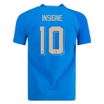 Lorenzo Insigne #10 Italy Home Jersey World Cup 2022 Lorenzo Insigne #10 Italy Home Jersey World Cup 2022