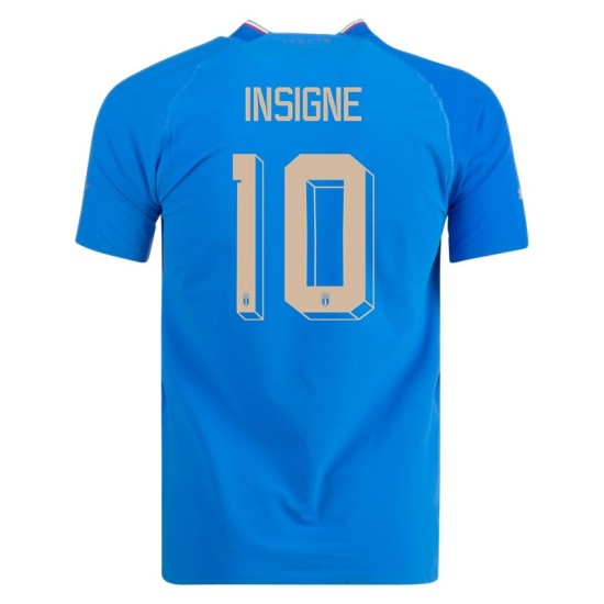 Lorenzo Insigne #10 Italy Home Jersey World Cup 2022 Lorenzo Insigne #10 Italy Home Jersey World Cup 2022