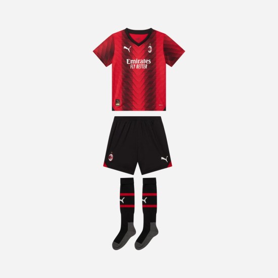 Kid's Milan 2023/24 Home Kit Kid's Milan 2023/24 Home Kit